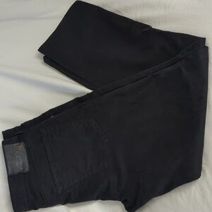 AG Adriano Goldschmied The Tellis Modern Slim Black Jean Waist 34